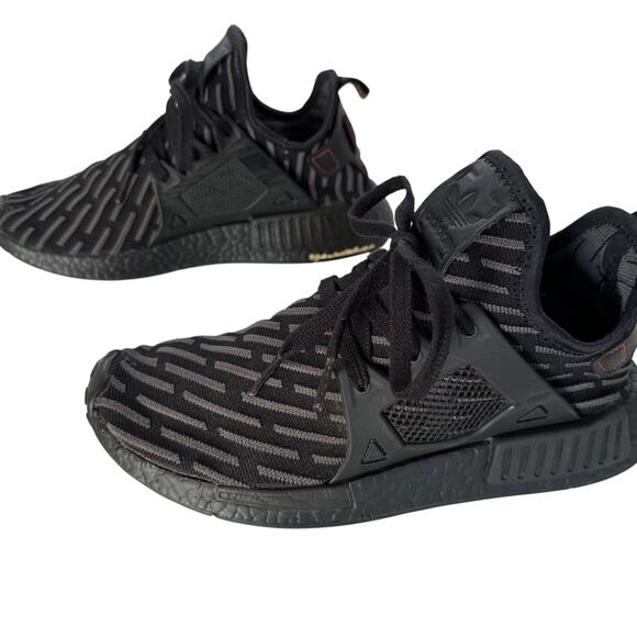 Adidas NMD XR1 PK Men’s Size 7.5 Triple Black Running Shoes Sneakers BA7214 - Picture 1 of 8